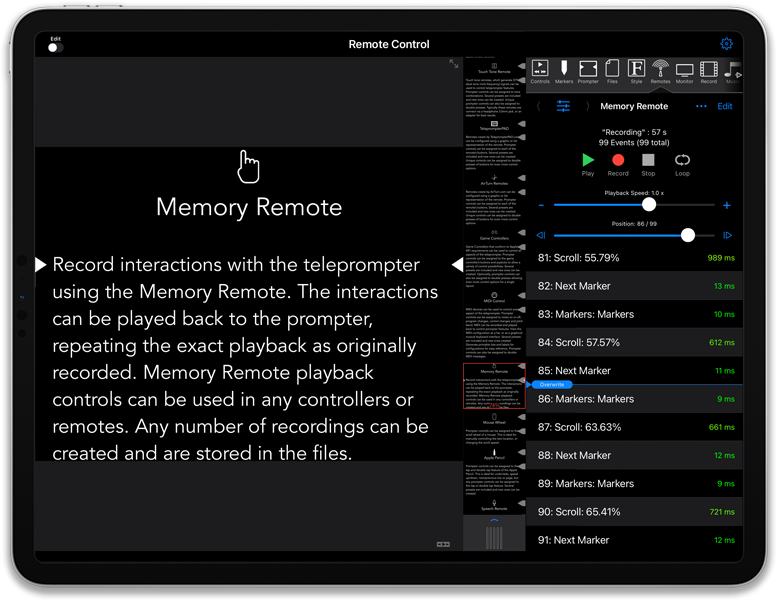 Memory Remote