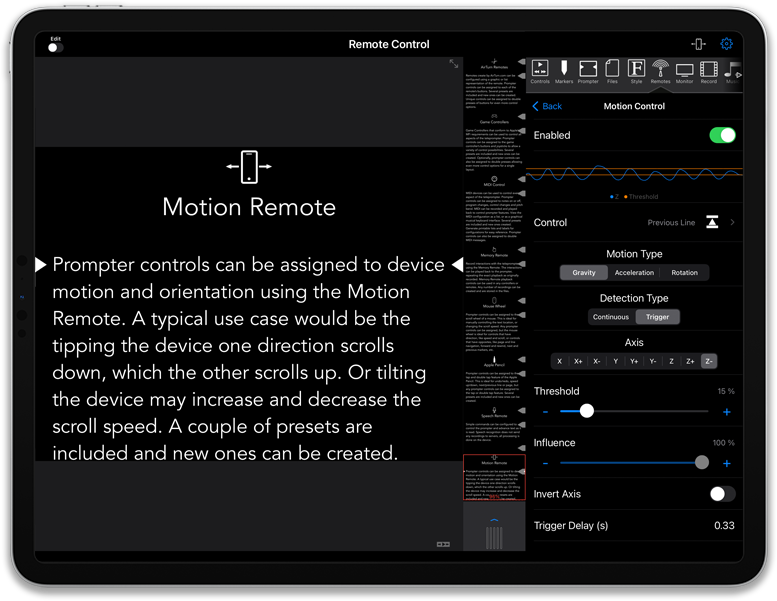 Motion Remote