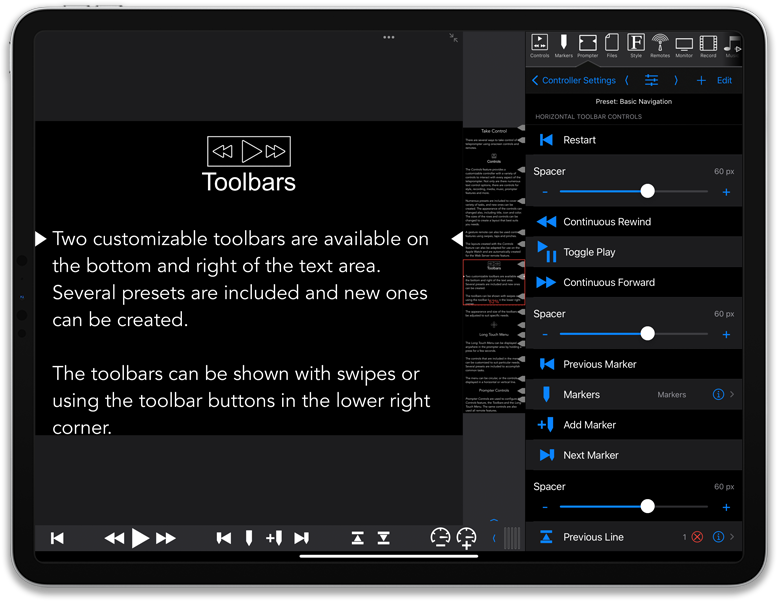 Configure Toolbars